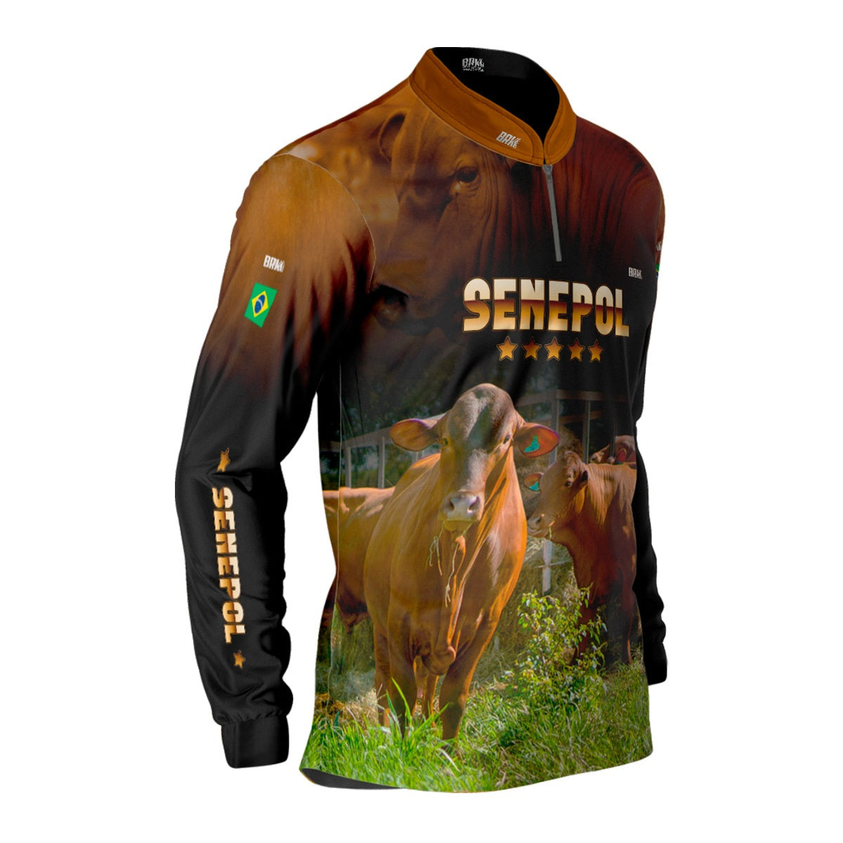 Camisa Agro Brk Senepol Proteção Solar UV50+ - Brk Agro