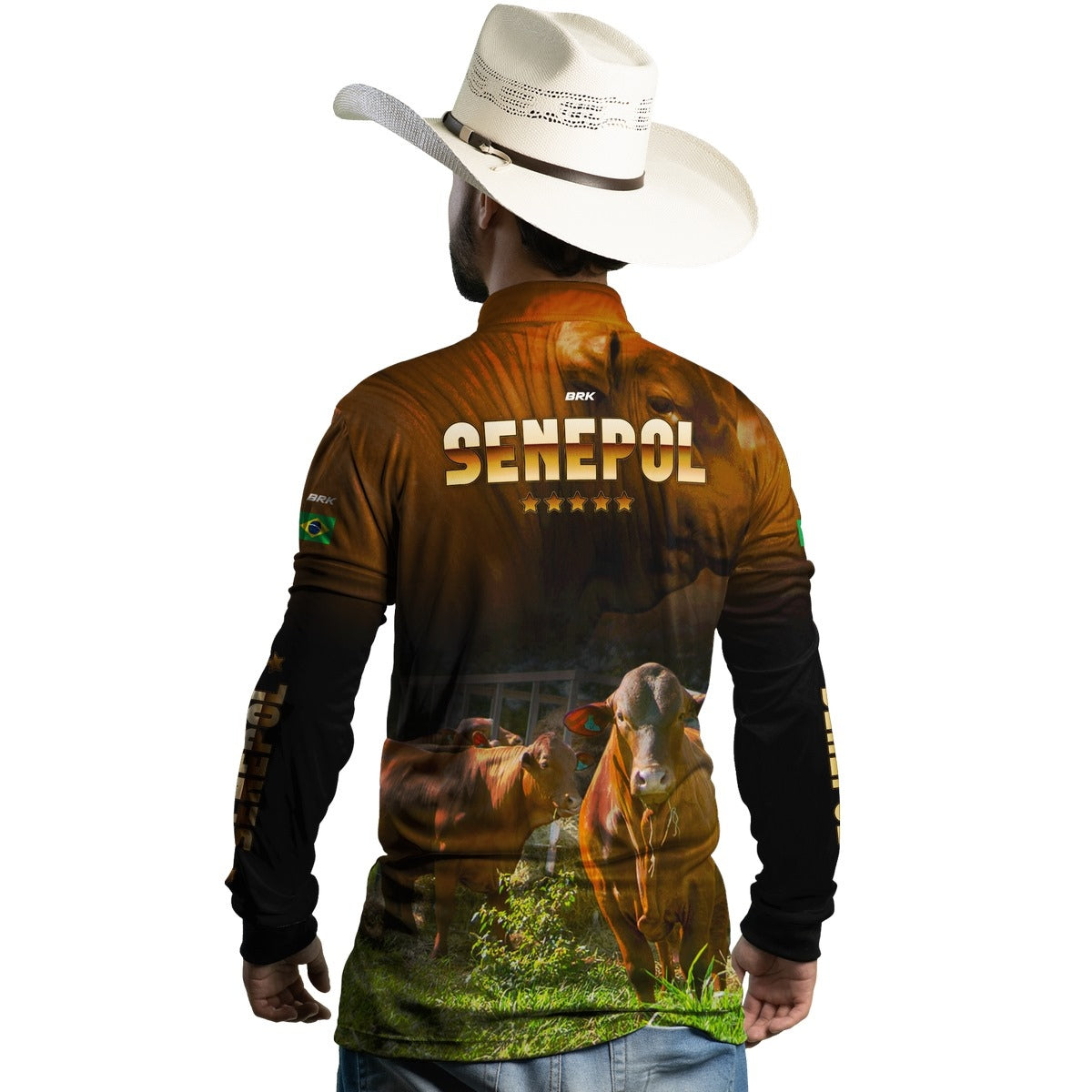 Camisa Agro Brk Senepol Proteção Solar UV50+ - Brk Agro