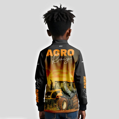 Camisa Brk Agro Infantil Trator Agro Raiz com UV50+ - Brk Agro