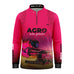 Camisa Infantil Agro Brk Infantil O Agro Não Para Rosa com UV50+