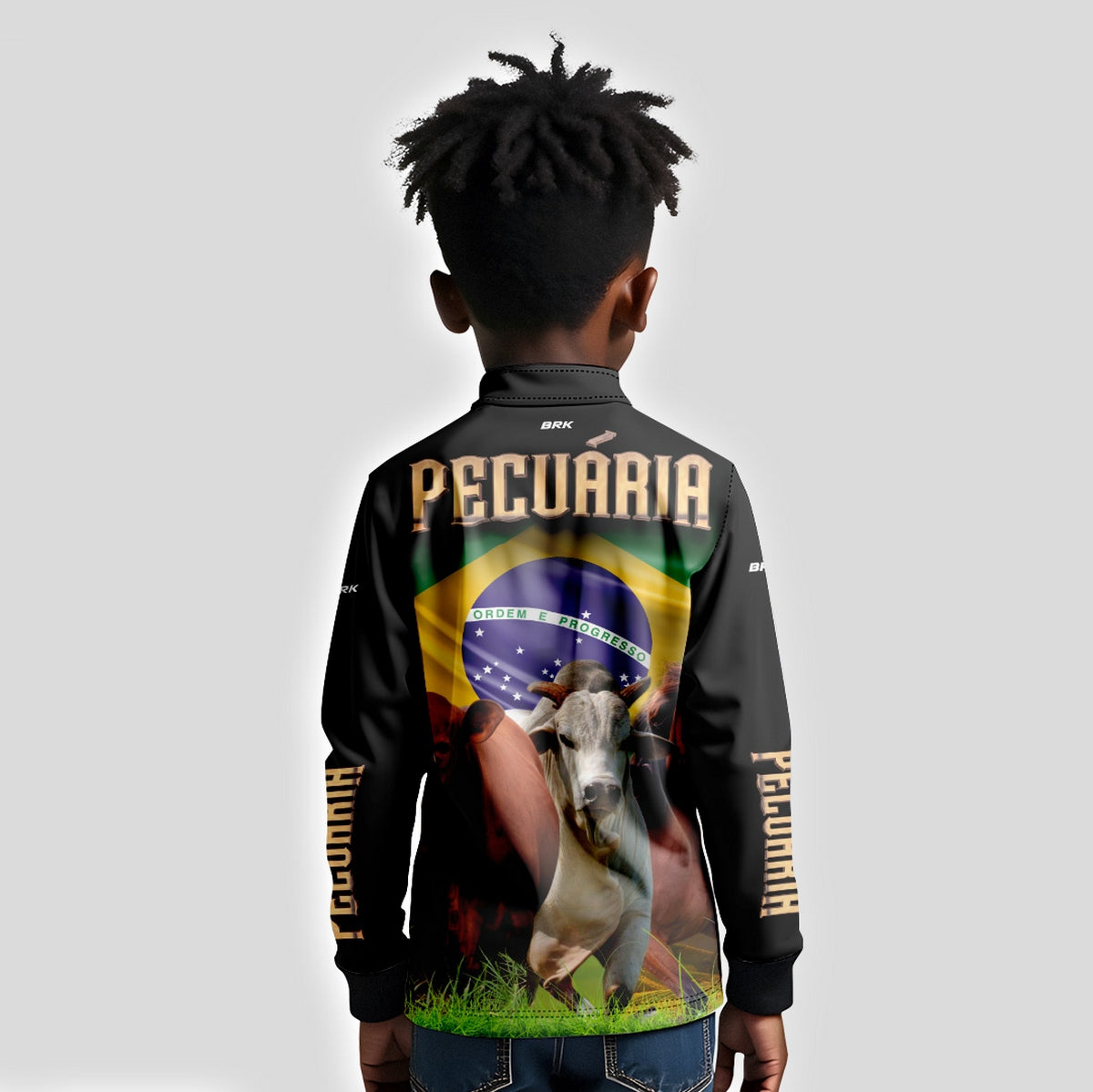 Camisa Infantil Agro Brk Pecuária com UV50+ - Brk Agro