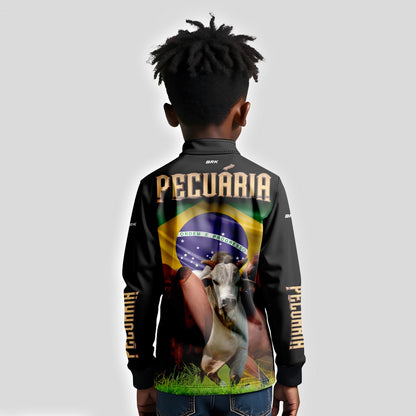 Camisa Infantil Agro Brk Pecuária com UV50+ - Brk Agro