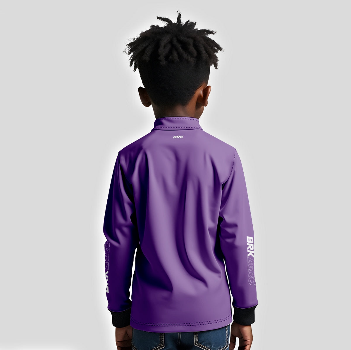 Camisa Infantil Agro Brk Roxa Clean com Proteção Solar UV50+ - Brk Agro