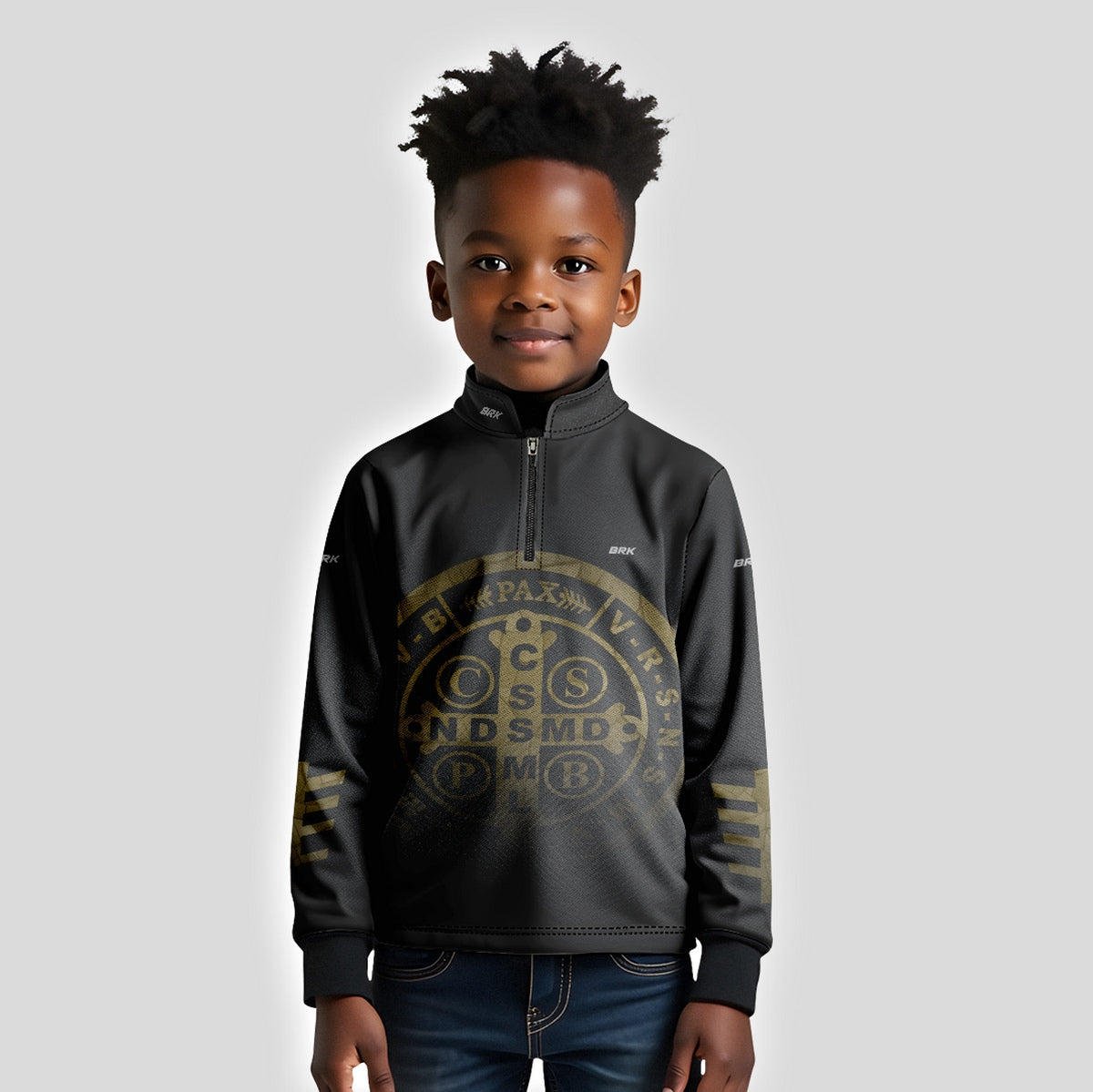 Camisa Agro Infantil Brk São Bento Degradê com Proteção Solar UV50+ - Brk Agro