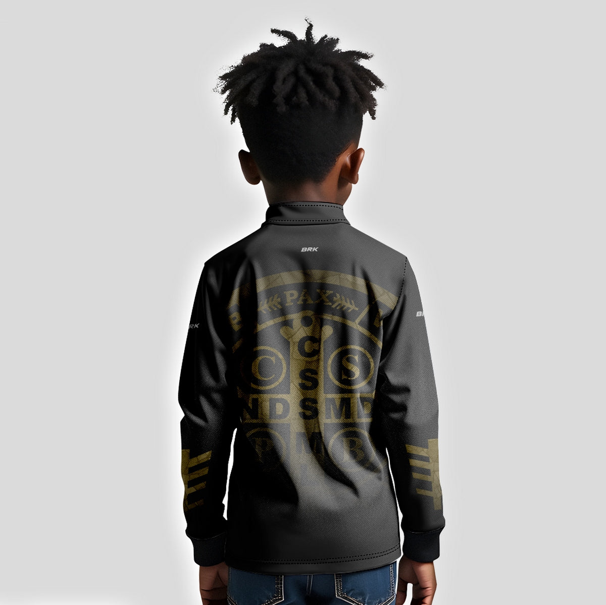 Camisa Agro Infantil Brk São Bento Degradê com Proteção Solar UV50+ - Brk Agro