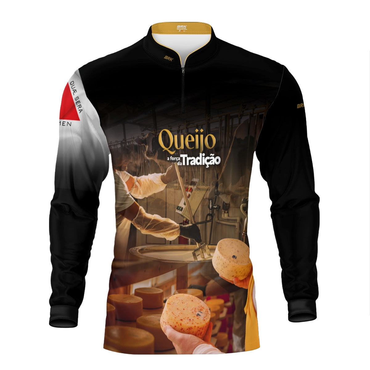 Camisa Agro Brk A Força da Tradição Produção de Queijo MG com Proteção UV50+ - Brk Agro