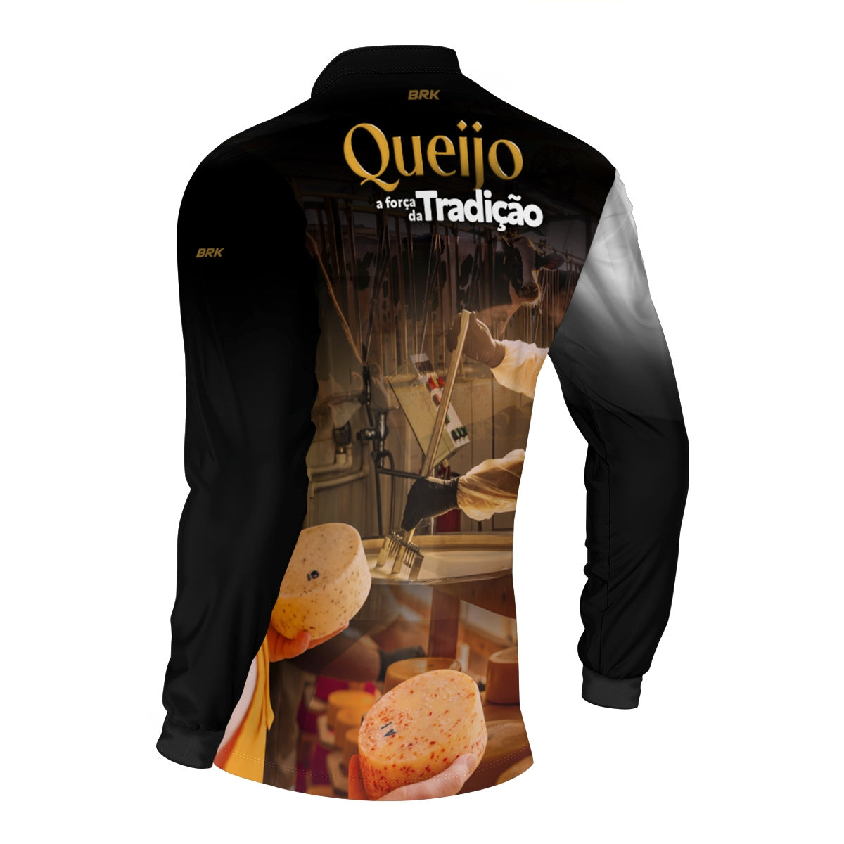 Camisa Agro Brk A Força da Tradição Produção de Queijo MG com Proteção UV50+ - Brk Agro