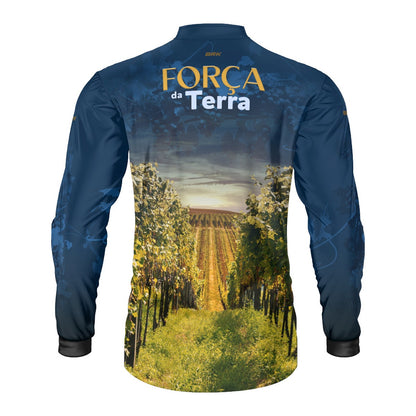 Camisa Agro Brk A Força da Terra Produção de Uva com Proteção UV50+ - Brk Agro