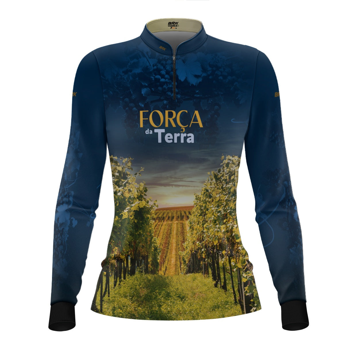 Camisa Agro Feminina Brk A Força da Terra Produção de Uva com Proteção UV50+ - Brk Agro