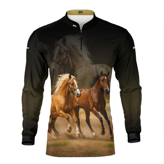 Camisa Agro Brk Cavalos com Proteção UV50+ - Brk Agro