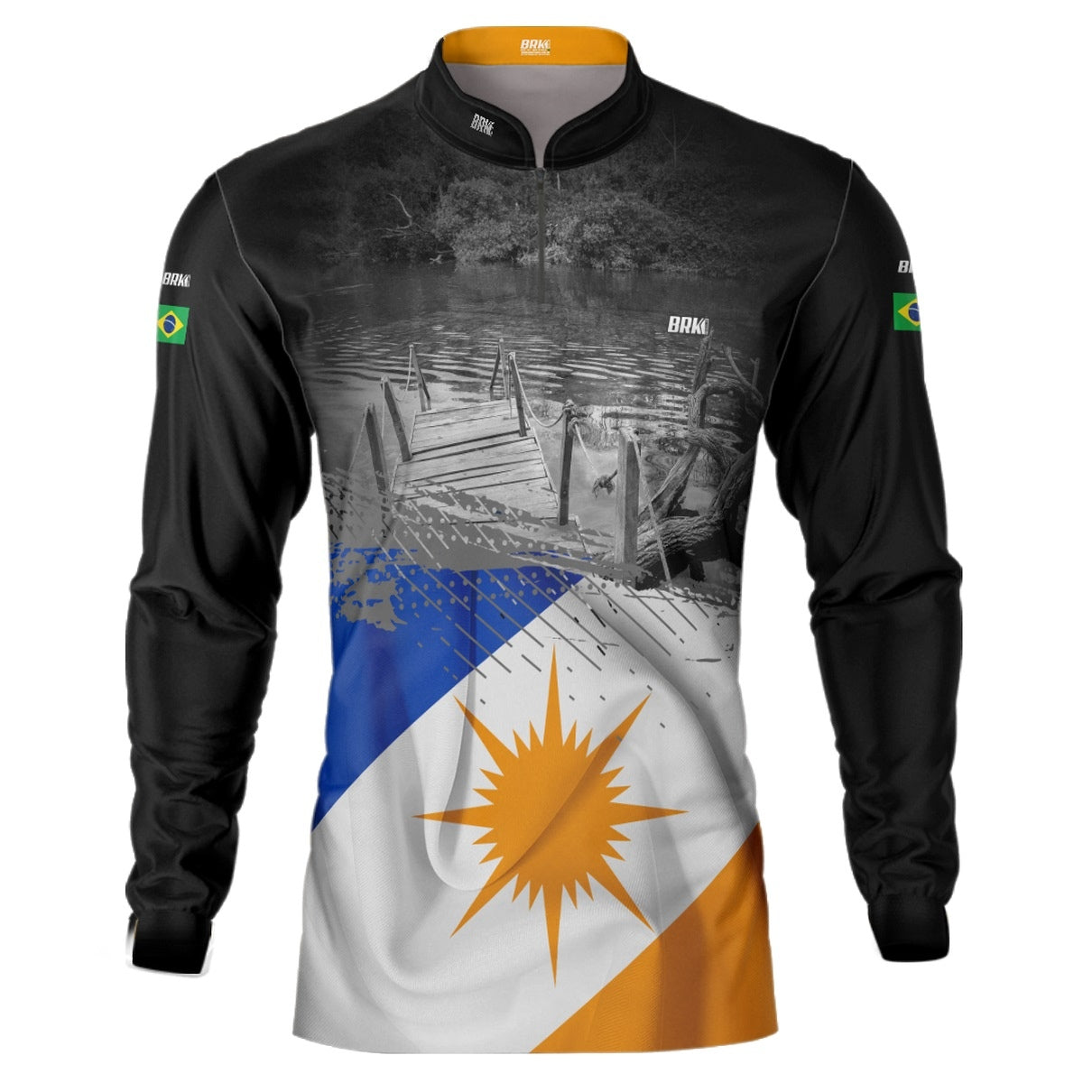 Camisa Masculina Brk Bandeira do Estado do Tocantins com Proteção Solar UV50+ - Brk Agro