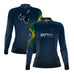 Camisa de Pesca Feminina Brk Azul Bandeira do Brasil Garateia com Proteção UV50+ - Brk Agro