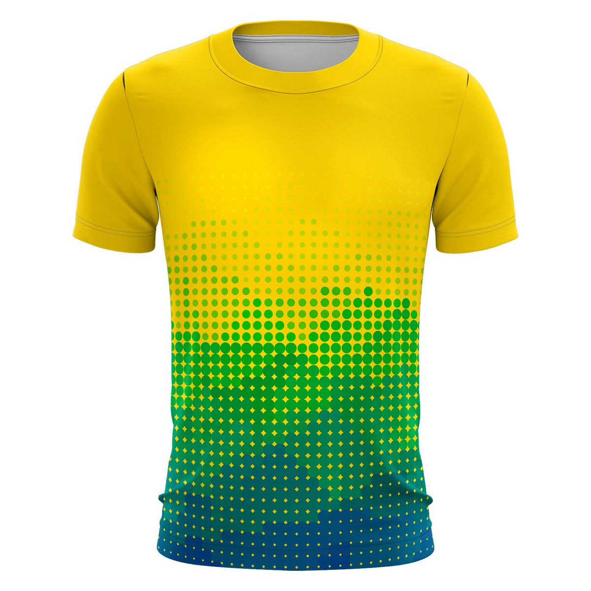 Camiseta Brasil Patriota Amarelo com Proteção UV 50+ Envio Imediato - Brk Agro