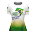 Camiseta Brasil Patriota Feminina Brasil Acima de Tudo Branca Envio Imediato - Brk Agro