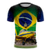 Camiseta Brasil Patriota Avião Agricola Proteção Solar UV50+ - Brk Agro
