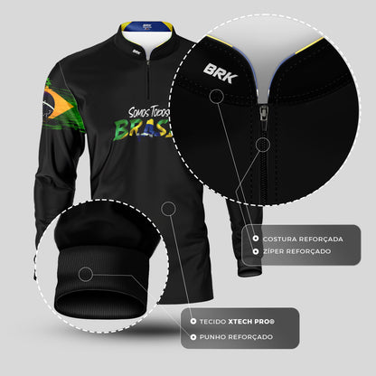 Camisa Agro Brk Patriota com Proteção Solar UV50+