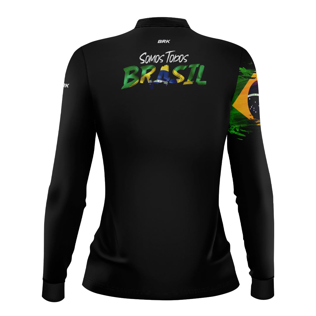 Camisa Agro Feminina Brk Patriota com Proteção Solar UV50+ - Brk Agro