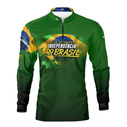 Camisa Agro Brk Independência Brasil com Proteção Solar UV50+ - Brk Agro