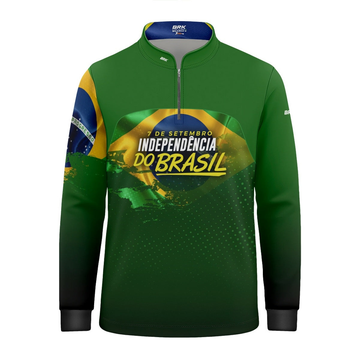 Camisa Agro Infantil Brk Independência Brasil com Proteção Solar UV50+ - Brk Agro