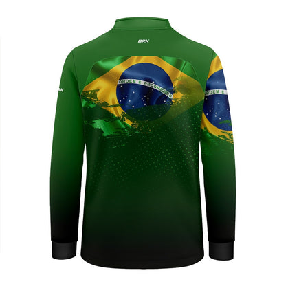 Camisa Agro Infantil Brk Independência Brasil com Proteção Solar UV50+ - Brk Agro