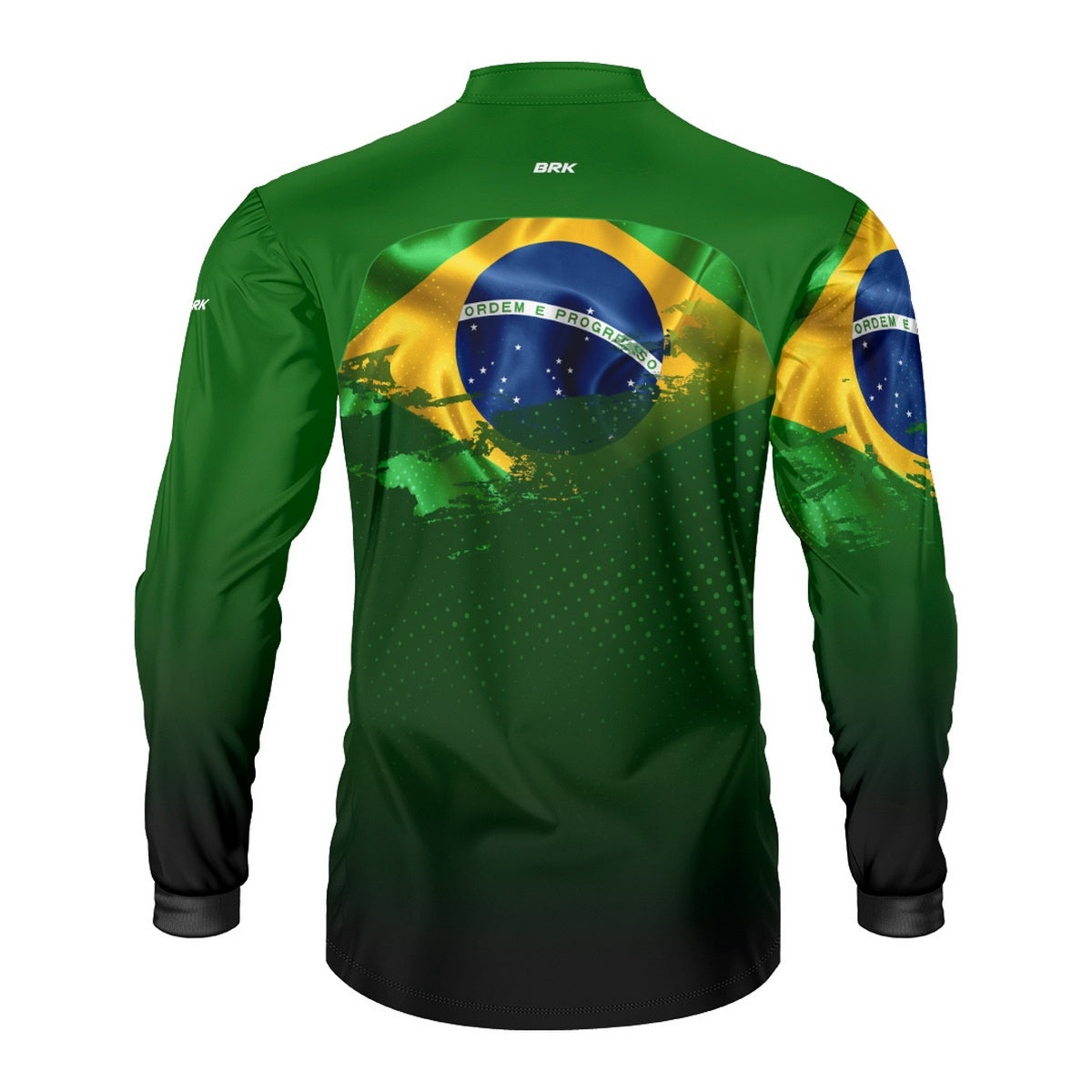 Camisa Agro Brk Brasil Verde com Proteção Solar UV50+ - Brk Agro