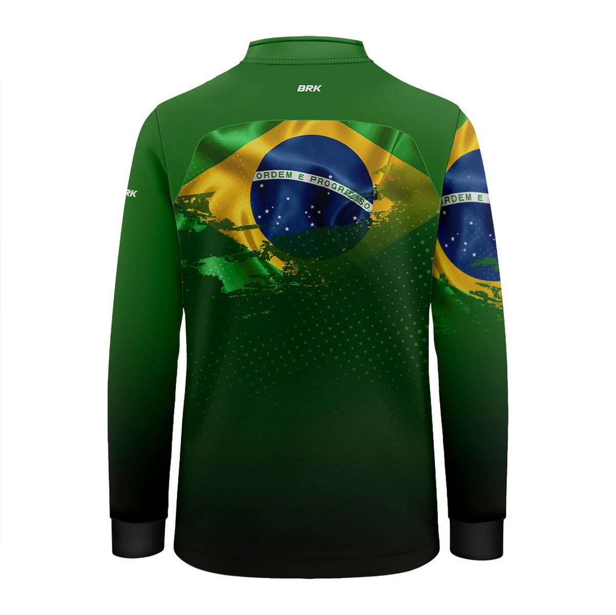 Camisa Agro Infantil Brk Brasil Verde com Proteção Solar UV50+ - Brk Agro