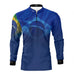 Camisa Agro Brk Brasil Azul com Proteção Solar UV50+ - Brk Agro
