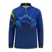 Camisa Agro Infantil Brk Brasil Azul com Proteção Solar UV50+ - Brk Agro