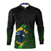 Camisa Agro Brk Bandeira Brasil Lateral com Proteção Solar UV50+