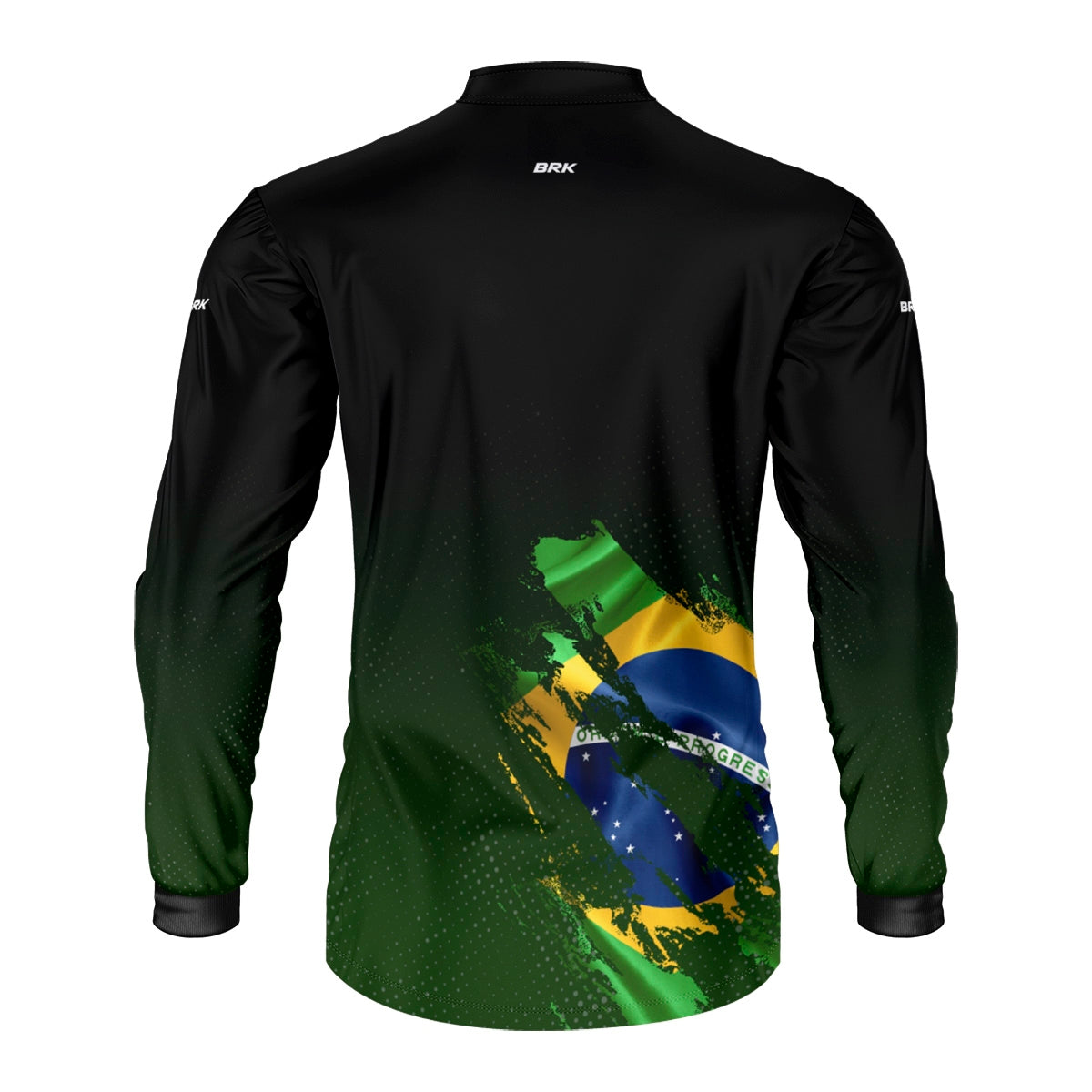 Camisa Agro Brk Bandeira Brasil Lateral com Proteção Solar UV50+ - Brk Agro