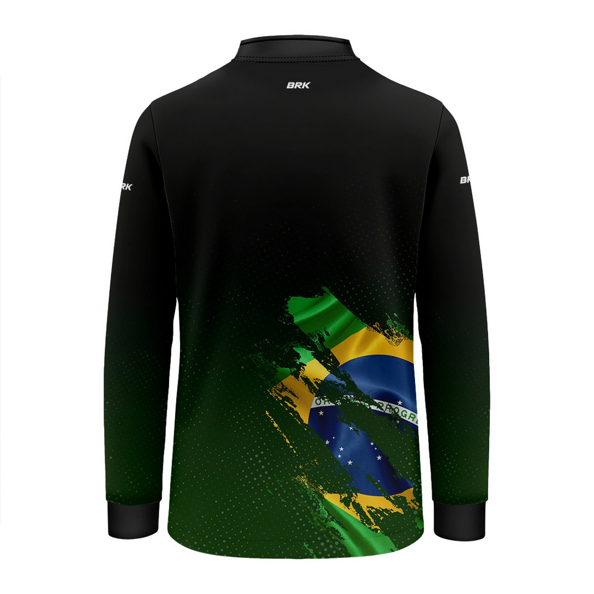 Camisa Agro Infantil Brk Bandeira Brasil Lateral com Proteção Solar UV50+ - Brk Agro
