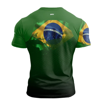 Camiseta Agro Brk Brasil Verde com Proteção Solar UV50+