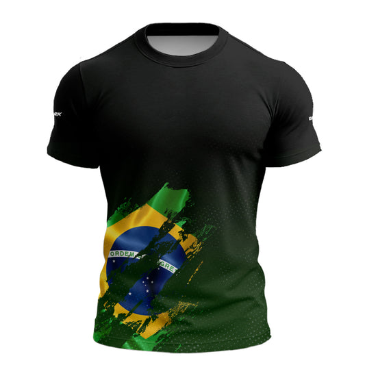 Camiseta Agro Brk Brasil Lateral com Proteção Solar UV50+