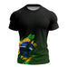 Camiseta Agro Brk Brasil Lateral com Proteção Solar UV50+