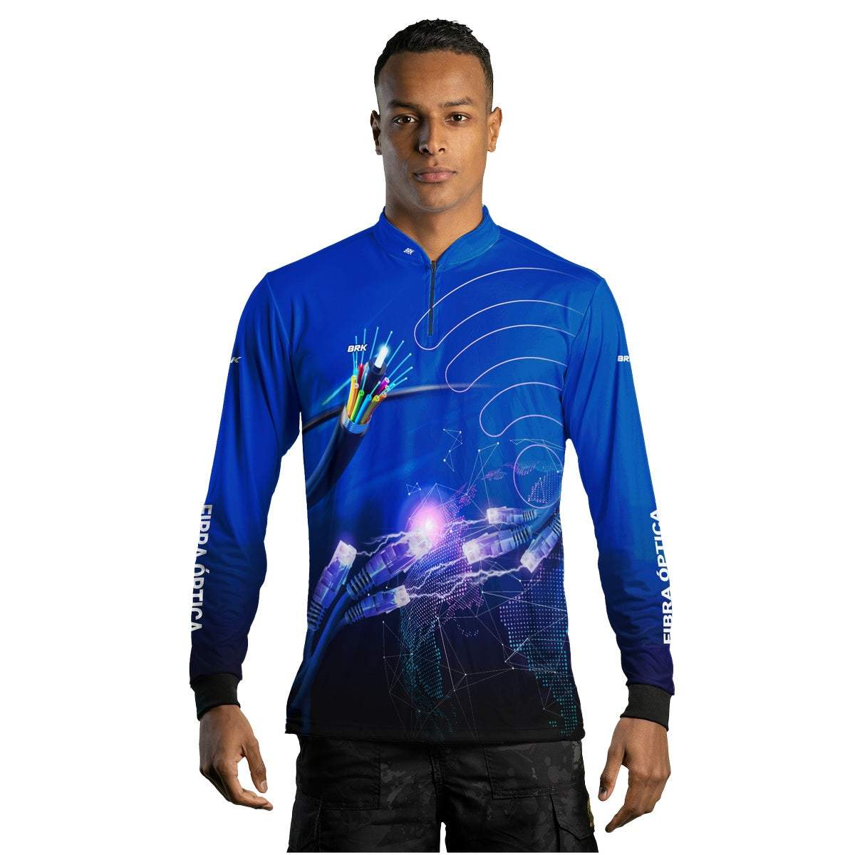 Camisa Brk Tecnologia Fibra Óptica com UV50+ - Brk Agro