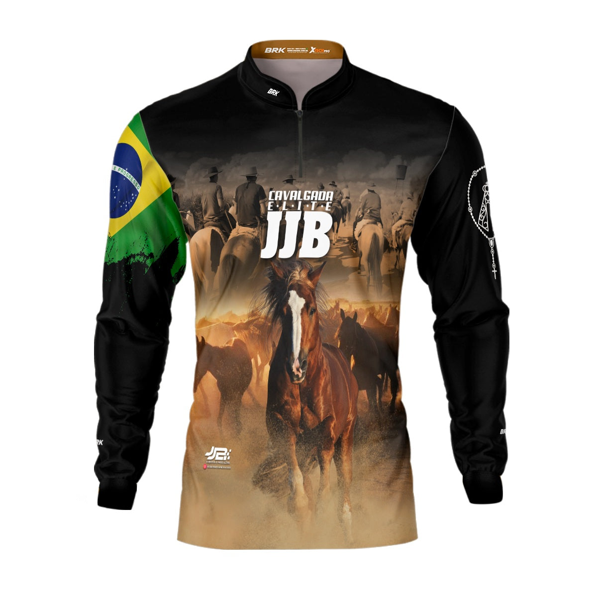 Camisa Agro Brk Cavalgada Elite JJB com Proteção UV50+ - Brk Agro