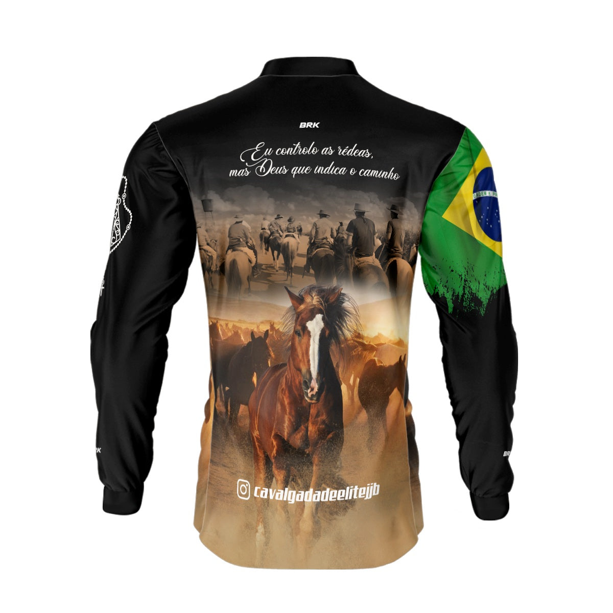 Camisa Agro Brk Cavalgada Elite JJB com Proteção UV50+ - Brk Agro