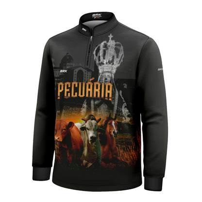 Camisa Agro Brk Nossa Senhora Pecuária com Proteção UV50+ - Brk Agro