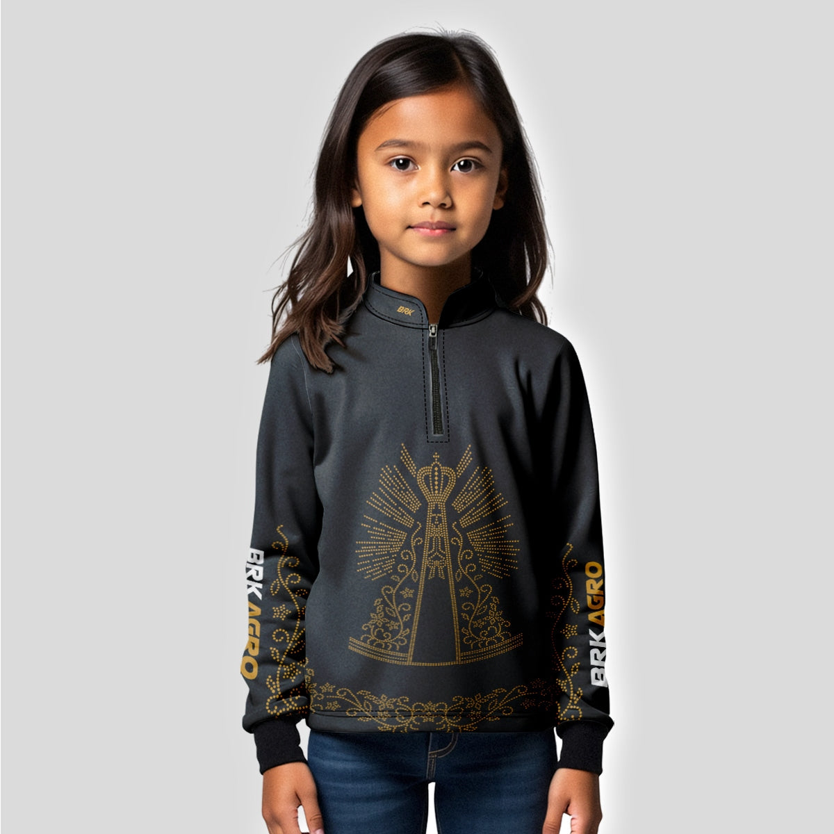 Camisa Agro Brk Feminina Nossa Senhora com Proteção Solar UV50+ - Brk Agro