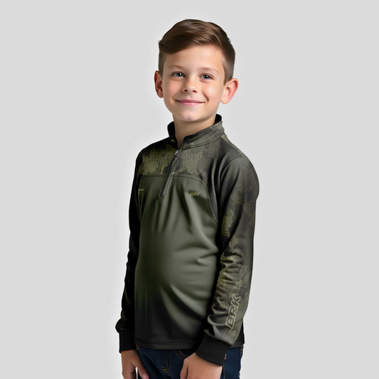 Camisa Agro Brk Camu Verde Long Horn com Proteção Solar UV50+