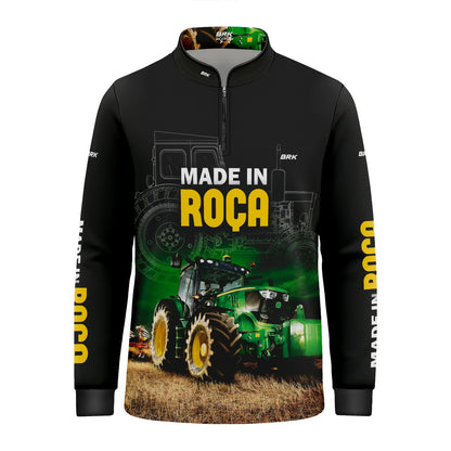 Camisa Infantil Agro Brk Made in Roça com Proteção Solar UV50+ - Brk Agro