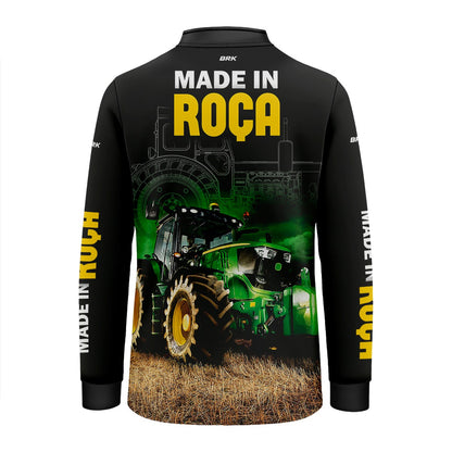 Camisa Infantil Agro Brk Made in Roça com Proteção Solar UV50+ - Brk Agro
