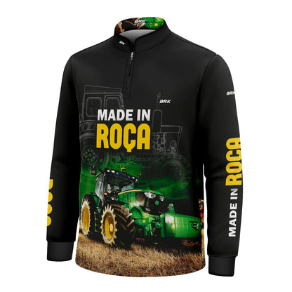 Camisa Infantil Agro Brk Made in Roça com Proteção Solar UV50+ - Brk Agro