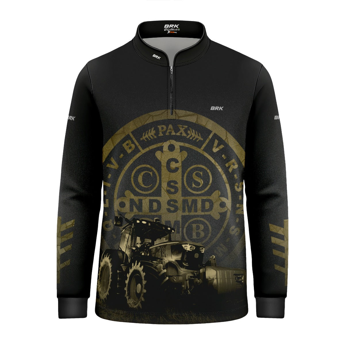 Camisa Infantil Agro Brk Medalhão São Bento com UV50+ - Brk Agro