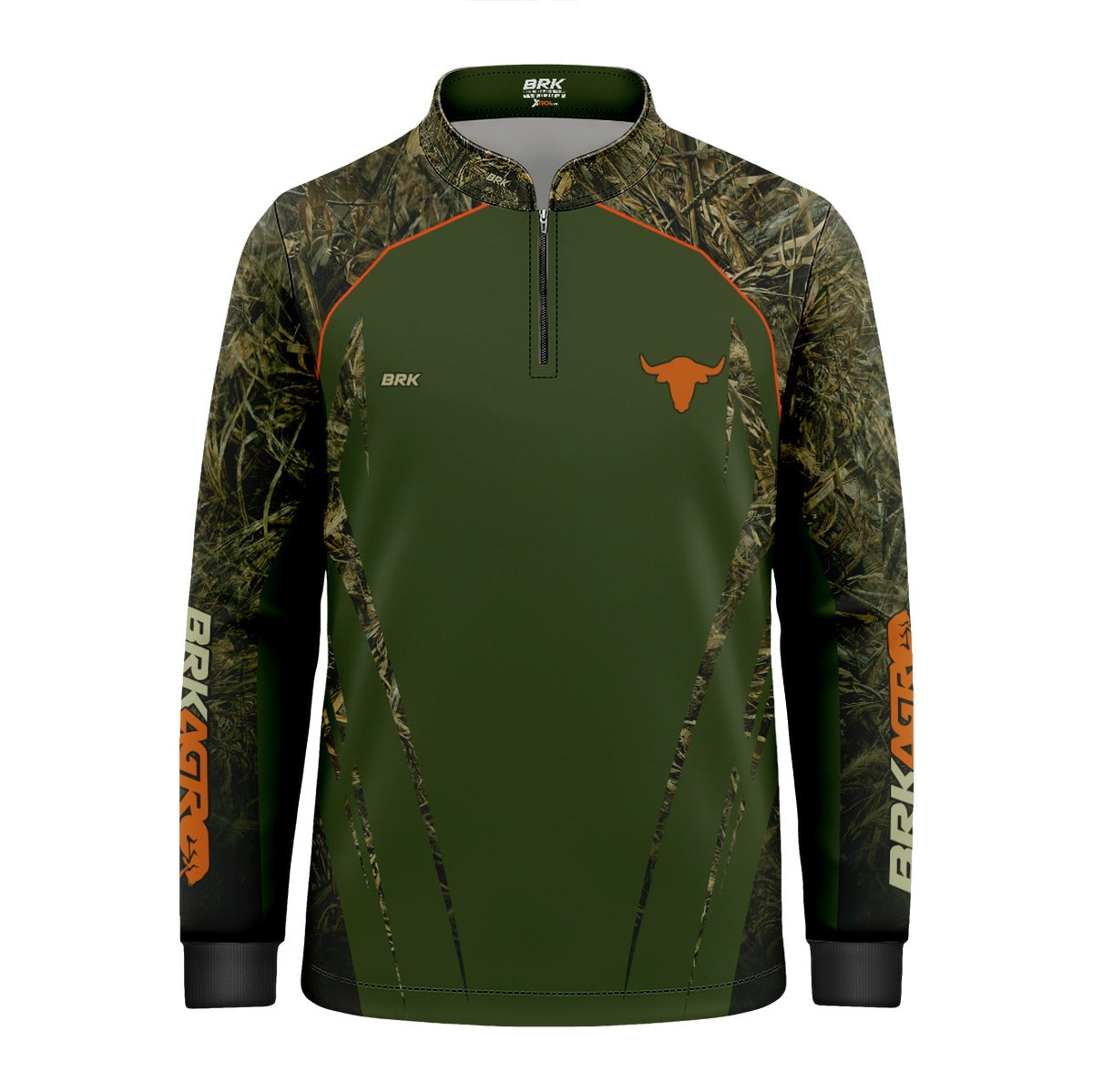 Camisa Infantil Agro Brk Agronomia Real Tree com UV50+ - Brk Agro