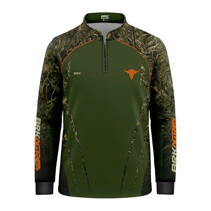 Camisa Infantil Agro Brk Agronomia Real Tree com UV50+ - Brk Agro