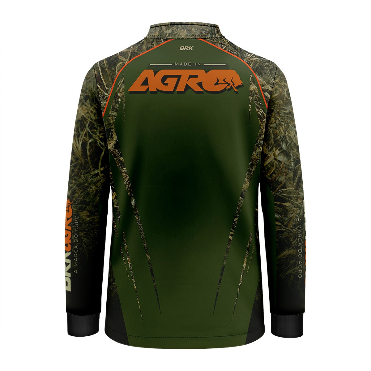 Camisa Infantil Agro Brk Agronomia Real Tree com UV50+ - Brk Agro
