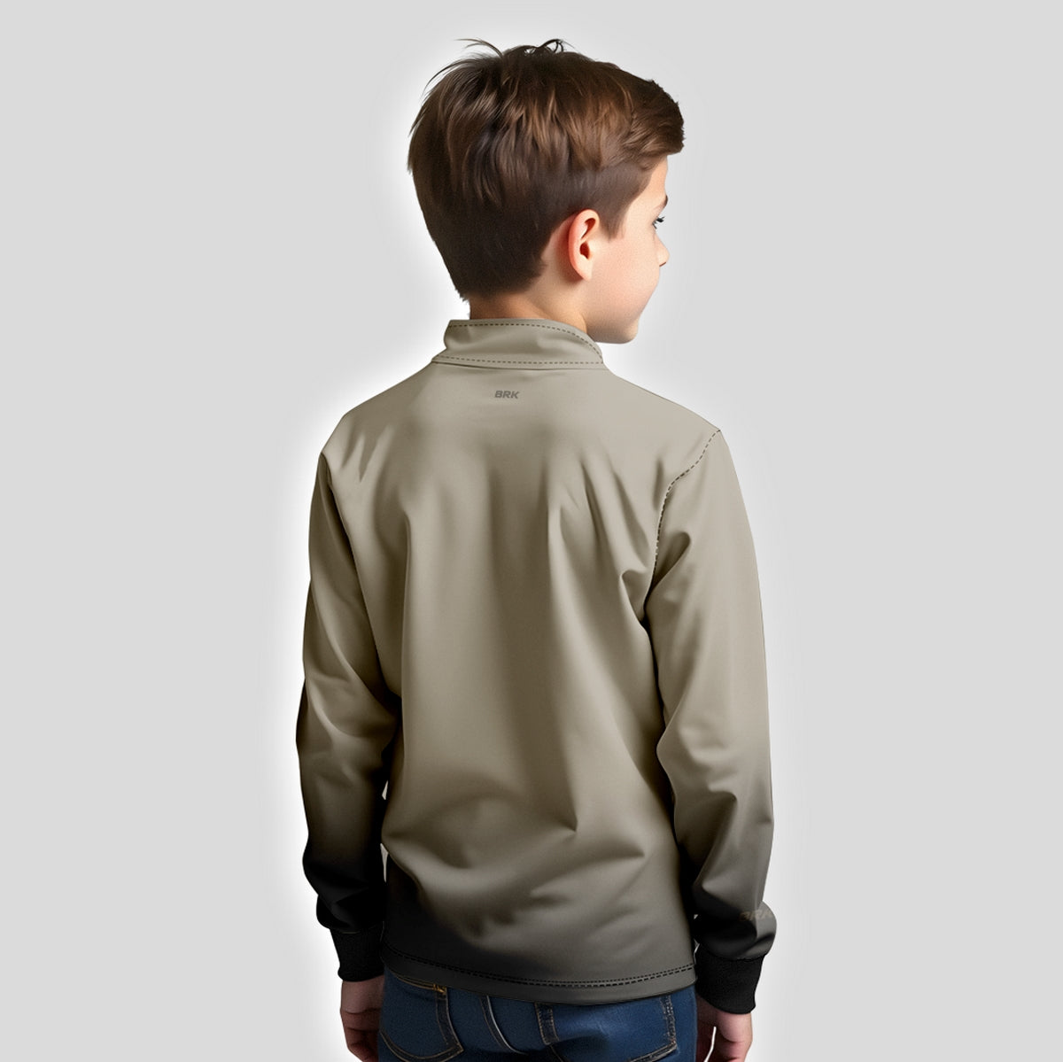 Camisa Infantil Agro Brk Unissex Basic Areia com Proteção Solar UV50+ - Brk Agro