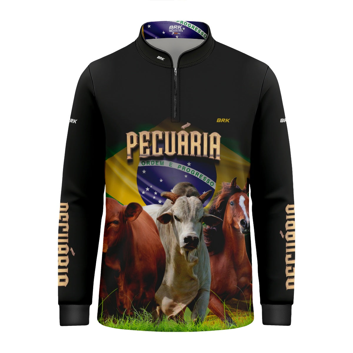 Camisa Infantil Agro Brk Pecuária com UV50+ - Brk Agro
