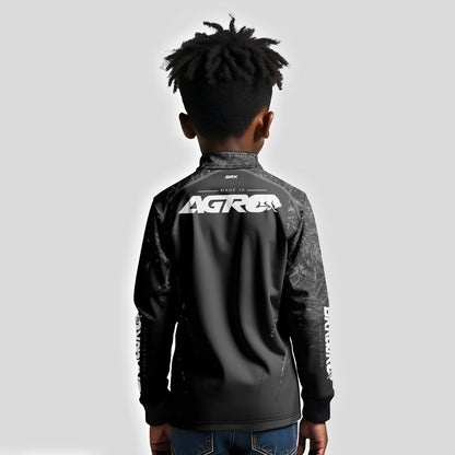 Camisa Infantil Agro Brk Camuflado Real Tree Made In Agro com Proteção Solar UV50+ - Brk Agro